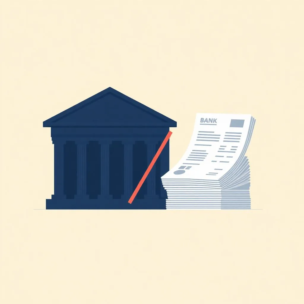Illustration weighing invoice finance against a traditional bank loan