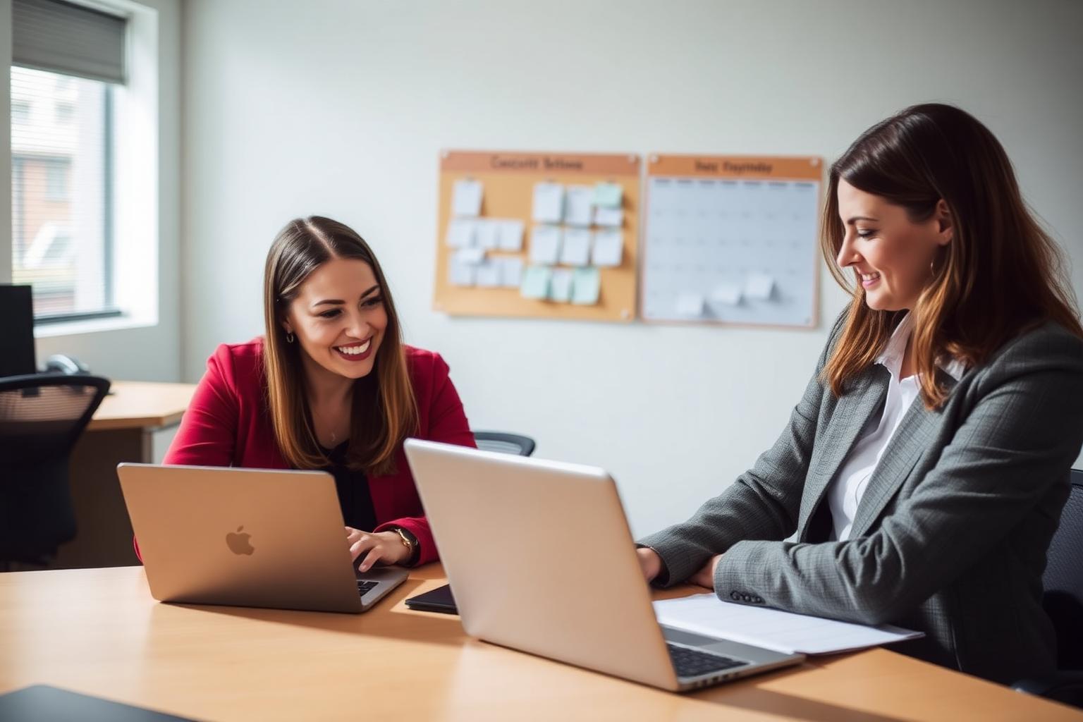 UK recruitment agency office with consultants at desks reviewing candidate placements